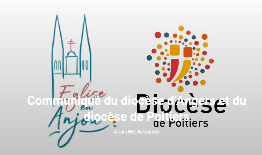 Communiqué des diocèses d’Angers et de Poitiers